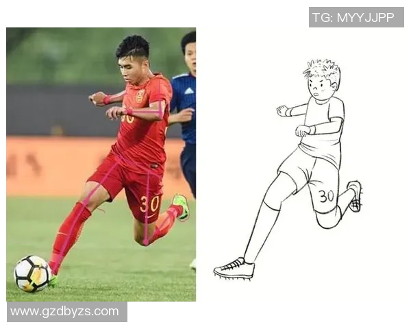 足球巨星人物漫画速写集：探索球场英雄的艺术魅力与动感瞬间
